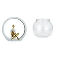 thumbnail image 1 of Elegante Figura Abstracta De Niña Con Pecera Transparente, Centro De Mesa Para Dormitorio, Estantería Y Mesa De Sala De Estar, Decoración Versátil Para El Hogar., 1 of 8