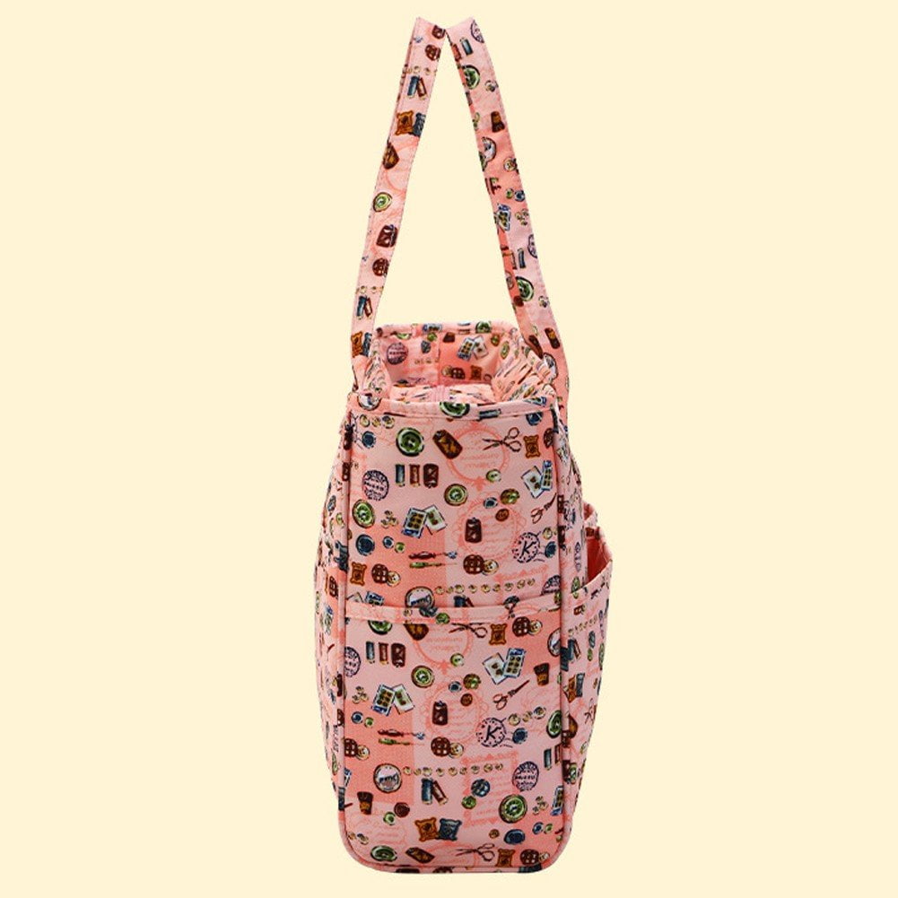 Knitting Bag, Craft Storage Bag, Crochet Tote Bag, Craft Bags for Crafting, Sewing, Cross Stitch, Embroidery, Crafters Bag, Knitting Project Travel Bag