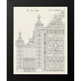 thumbnail image 2 of Langley 15x18 Black Modern Framed Museum Art Print Titled - Design for an Iron Gate II, 2 of 5
