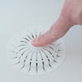 thumbnail image 5 of Danco Bathtub Silicone Rubber Hair Catcher Strainer Drain Cover with Suction Cup (10771), 5 of 9