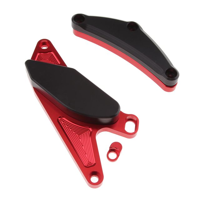 Los Resbaladores Del Del Motor De La Motocicleta Se Estrellan Para Proteger GSXR600 / GSXR750 06-10 rojo shamjiam Almohadilla deslizante de bloqueo de la cubierta del motor