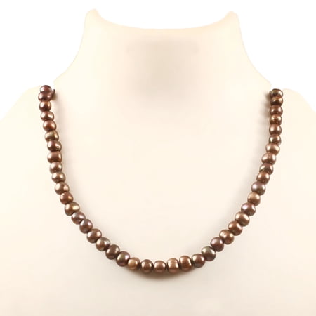 Adnan Gems And Jewellery Busra White Freshwater Pearl 18in Necklace