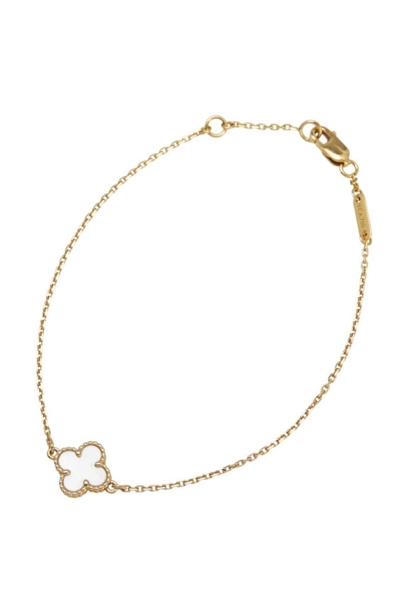 Pre-Owned Van Cleef & Arpels Sweet Alhambra Bracelet VCARF68800 18KYG Yellow Gold... (Good)