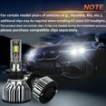 thumbnail image 3 of Fits Kia Sportage 2011-2016 LED Headlight Bulbs High Beam H7 Set 2Pack, 3 of 9