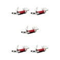 thumbnail image 2 of Transemion Outil de Réparation de Vélo 15 en 1 pour Mécanicien de Cyclisme avec Tournevis Extracteur de Rivets Chaîne Clé Légère Rouge 5 Pcs, 2 of 6