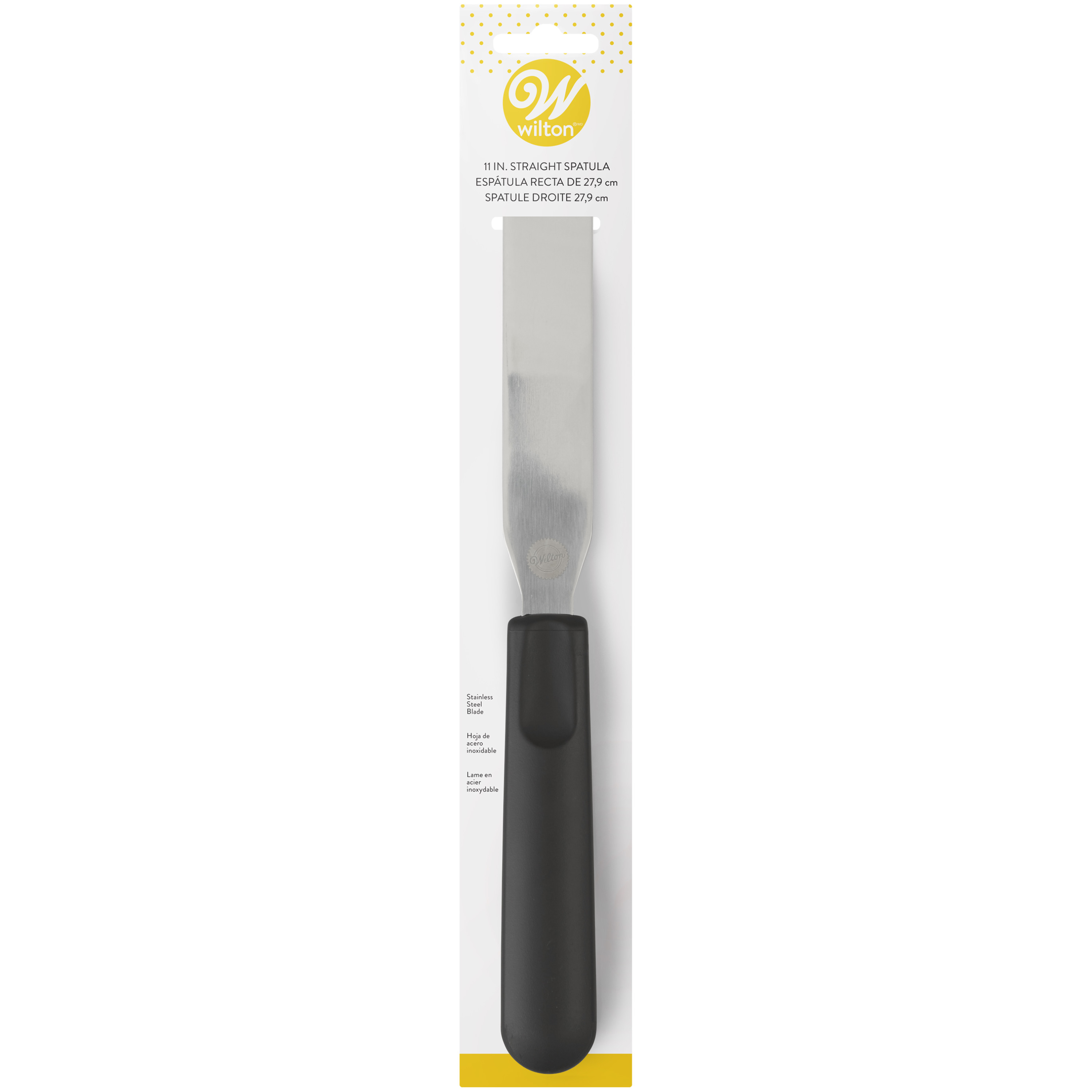 Wilton Straight Spatula, Stainless Steel Blade, Plastic Handle, 11 inch - image 4 of 7