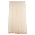 thumbnail image 4 of BalsaCircle 10 feet x 10 feet Sheer Voile Backdrop Drapes Curtains 2 Panels 5x10 feet Wedding Party Nude, 4 of 7
