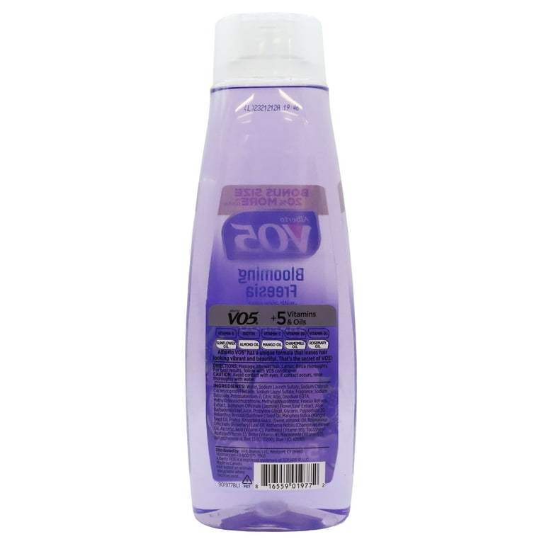 VO5 Blooming Freesia Moisturizing Shampoo, 15 Oz.,Pack of 6