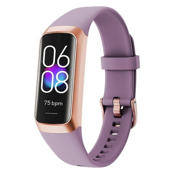 Waterproof Blood Pressure Wristband Fitness Tracker Silicone Smart Band Color Screen