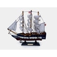thumbnail image 2 of Barco modelo a escala USS Constitution de madera, 10.0 in (marrón), 2 of 2