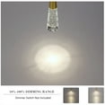 thumbnail image 5 of JoollySun LED 1 Light Crystal Pendant Light Modern Single Ceiling Hanging Light in Brass Gold, 5 of 8
