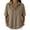Khaki_005, variant on Womens Gauze Shirts - Linen Half Sleeve Button-Down Tops Oversized Casual Button-Down V-Neck Pullover Clothing Green 2XL