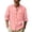 Pink, variant on Men's Polo Shirts,Linen Vintage Inspired Long Sleeve Top,Smart Casual & Preppy Style | Mens Shirts Long Sleeve