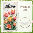 thumbnail image 2 of Colorful Floral Live Happy Banner Vibrant Bird Floral Display Butterfly Accent Spring Inspired Bird Backdrop for Home Decoration Garden Party Photo Shoot, 2 of 9