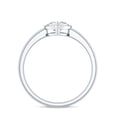 thumbnail image 2 of Heart Shape Lab Grown Diamond Promise Ring for Women (Half Carat, EF-VS Quality), 10K White Gold, US 11.50, 2 of 8