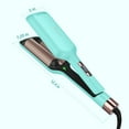 thumbnail image 4 of Aima Beauty 2 Barrel Hair Crimper, 1.25 inch Twins Mermaid Hair Waver, 30S Heats Up Crimping hair Iron, Light Green, 4 of 10