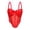 Red, variant on Women's Mesh Sequin Bustier Corset Top Underwire Push Up Padded Cups Boned Pointed V Hem Adjustable Spaghetti Straps Sleeveless Crop Tank for Night Out Party Clubwear 34