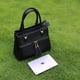 thumbnail image 3 of Bolso bandolera de piel con asa para mujer, D-Negro, M, 3 of 5