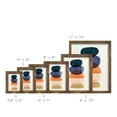 thumbnail image 3 of Mod Pods I -Framed Print w/glass-Walnut, 3 of 7