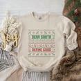 thumbnail image 2 of Santa Define Good | Sweatshirt, 2 of 6