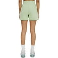 thumbnail image 2 of Elevenparis Womens Pintuck Fleece Casual Walking Shorts, Green, Small, 2 of 2