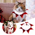 thumbnail image 1 of Festive Holiday Pet Neck Scarf Dress Up Accessory for Cats and Dogs with Adjustable Bib Design, 1 of 5