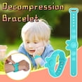thumbnail image 2 of Bracelet Sensoriel Simple en Forme de Frog, Jouet de Décompression en Silicone, Bracelet de Jeu Sensoriel Frog Kawaii, Mini Flip Finger Press (Bleu Clair, 1 Pce), 2 of 8