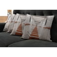 thumbnail image 2 of Ambesonne Space Throw Pillow Cover 4 Pack, Interior Corridor, 20", White and Red, 2 of 6