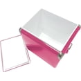thumbnail image 3 of Creative Outdoor Retro Cooler 12-Qt Outdoor Vintage Cooler Ice Chest for Drinks, Pink, 3 of 5