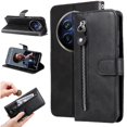 thumbnail image 1 of Estuche de Cuero PU con Cierre para Realme 13 Pro Plus 5G , Funda Protectora con Billetera y Correa, 1 of 6