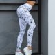 thumbnail image 3 of Gibobby Yoga pants mujer Pantalones de Yoga deportivos ajustados y transpirables con estampado Digital de flores y negras de talle para mujer(Blanco,XL), 3 of 5