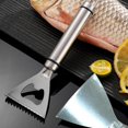 thumbnail image 3 of Stainless Steel Fish Cleaner Scaler Scraper Peeler Fish Scale Remover Kitchen E0, 3 of 8