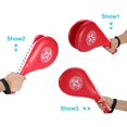 thumbnail image 4 of Taekwondo Kick Target Pads, Durable Kick Pad Target Tae Kwon Do Karate Kickboxing Training (Red）, 4 of 5