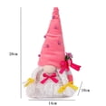 thumbnail image 4 of Mother's Day Gnome Decor, DIY Handmade Plush Mothers Day Gnome, Cute Faceless Dwarf Household Ornaments, for Bedroom Garden Mother's Decorations Home Decorations by AKLJWH - #05 Pink, 4 of 7