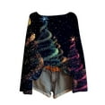 thumbnail image 6 of gakvbuo Christmas Sweater for Women Pullover Tops Fall Tunic Blouse Hoodless Sweatshirt 1, 6 of 6