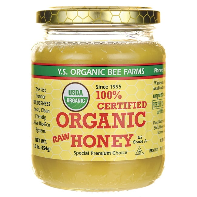 Y.S. Eco Bee Farms 100% Certified Organic Raw Honey 1 lb Paste