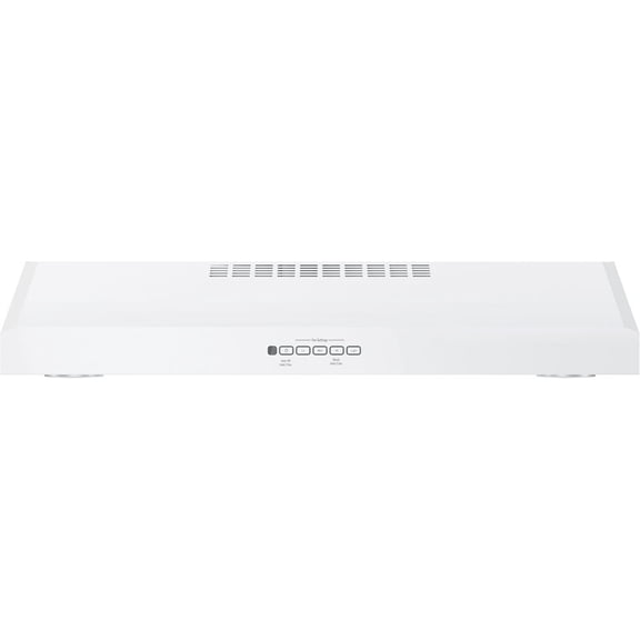 GE 30" 4 Speed Unde the Cabinet Vent Hood White JVX5300DJWWC