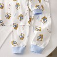 thumbnail image 5 of TOWED22 Toddler Baby Girl Boy Fall Winter Clothes 2 Piece Hooded Sweatshirt Tops and Joggers Pants Set Cute Print Outfits Clothing(Sky Blue,11-12 Y), 5 of 5
