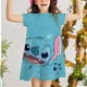 thumbnail image 2 of Vestidos con estampado de punto de Disney para niñas de 2 a 8 años, vestido de manga corta para niños, vestido de princesa para niñas, vestido informal de verano para niños 5T Gao Jinjia LED, 2 of 2
