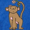 thumbnail image 2 of CafePress - Monkey Girl - Cute Infant Baby Football Bodysuit, 2 of 3