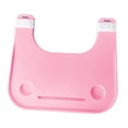 thumbnail image 4 of Bandeja de escritorio para silla de ruedas,Bandeja para silla de ruedas Bandeja para silla de ruedas Mesa Portavasos,Bandeja para el regazo de la silla de ruedas Portavasos Comer rosa acanalado, 4 of 8