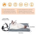 thumbnail image 5 of Heated Cat Bed, Waterproof Adjustable Temperature Dog Heating Pad with Timer ,Easy to Operate, 5 of 5