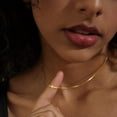 thumbnail image 3 of Dainty Cross Necklace for Women, 14K Gold Plated Simple Cross Choker Necklaces Small Cross Pendant Tiny Cute Necklaces Handmade Aesthetic Gold Jewelry for Women, 3 of 16