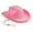 Pink, variant on WREESH Unisex Cowboy Hat New Trend Irish St. Patrick's Day Celebration Hat for Men Women Brown