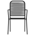 thumbnail image 2 of vidaXL 7 Piece Garden Dining Set Black, 2 of 4