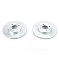 thumbnail image 2 of Power Stop Front Pair of Drilled and Slotted Brake Rotors JBR1566XPR Fits 2016 Hyundai Accent, 2 of 4