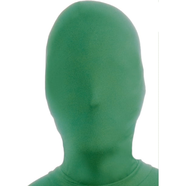 Adult Green Fabric Executioner Balaclava Costume Ninja Hood Mask