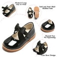 thumbnail image 5 of Toddler Girl Black Mary Jane Dress Shoes Size 12 - Little Girl Oxford Shoes for Easter Flower Girl Party School Shoes, 5 of 6