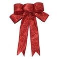 thumbnail image 2 of Pack Of 10 Gold Bows  Christmas Tree Decoration Bows  9 Inches (approximately 23 Cm) Long And 9 Inches (approximately 23 Cm), 2 of 7
