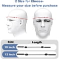 thumbnail image 5 of Sangle de Lunettes pour Enfants (8-12 Pouces), 3 Pcs Sangle de Lunettes de Sport pour Enfants Jeunes Sangle de Lunettes Bande de Lunettes de Soleil Support de Lunettes, 5 of 5